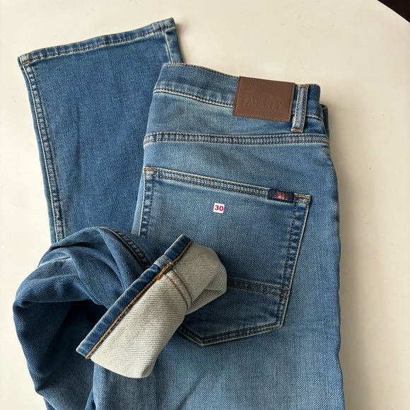 Faherty Stretch Terry 5-Pocket Denim Pant Men’s 30x33 Slim Fit NWOT - Picture 7 of 9